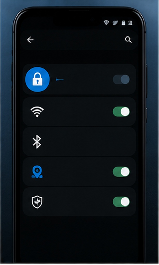 Android settings illustration