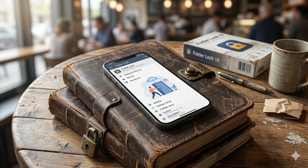 Mobile security illustration